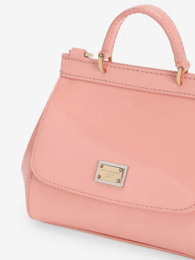 Dolce & Gabbana Sicily Top-handle Flap Tote Bag In Pink