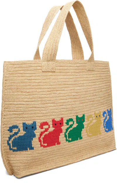 Valentino Garavani  Garavani Raffiachat Large Raffia Shopping Bag Woman Natural Uni