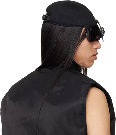 Innerraum Black Object C12 Visor Baseball Cap In Black