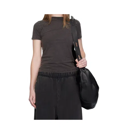 Entire Studios Black Mini T-shirt In Black