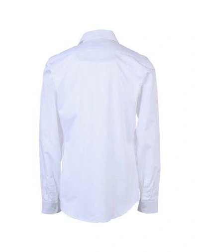 Shop Christopher Shannon Solid Color Shirt In White