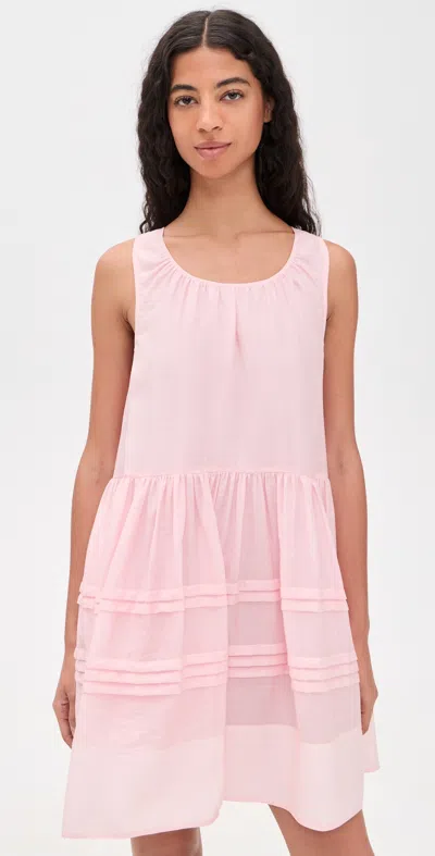 Lee Mathews Ondine Sleeveless Dress In Pink