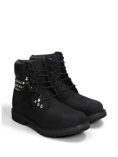 Timberland X Seddys Studios Stud Star Boots In Black