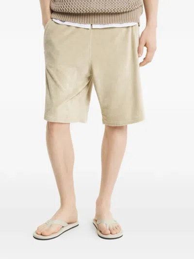 Maison Kitsuné Drawstring Shorts In Neutral