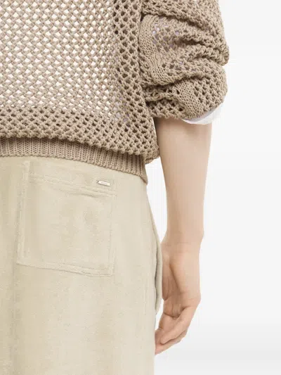 Maison Kitsuné Drawstring Shorts In Neutral