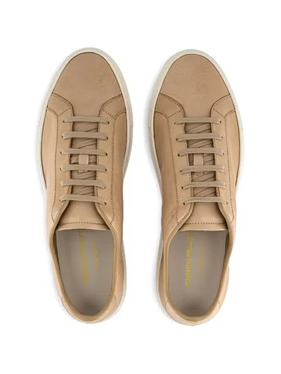 Common Projects Leather Sneakers In Neutral