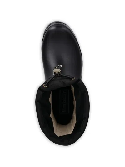 Barbour 모브레이 웰링턴 드로스트링 부츠 In Black