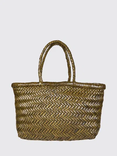 Dragon Diffusion Flat Gora Mini Tote Woven Rectangular In Green