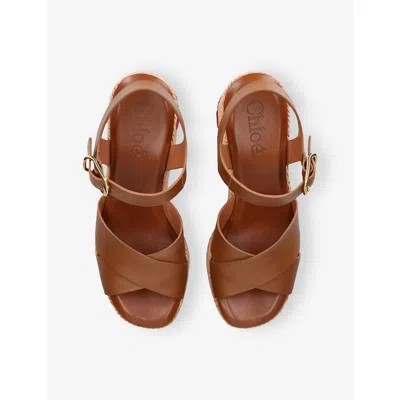 Chloé Elegant Sandal With 10.5 Cm Heel Height For Women In Multi