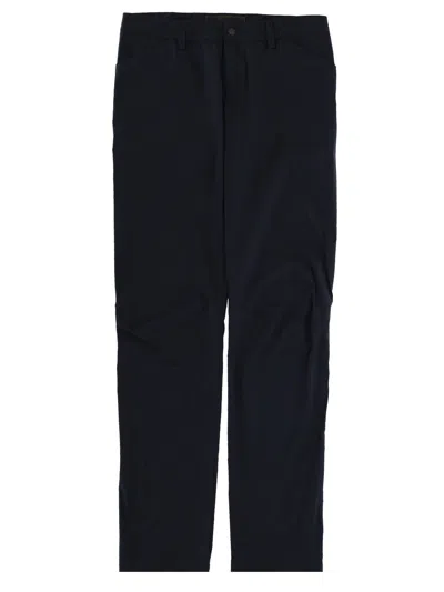 Aspesi Neutrals Straight Leg Cotton Trekking Pants In Blue
