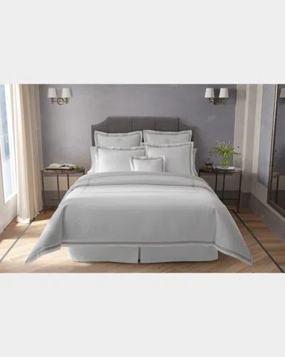 Matouk Ambrose King Flat Sheet In White