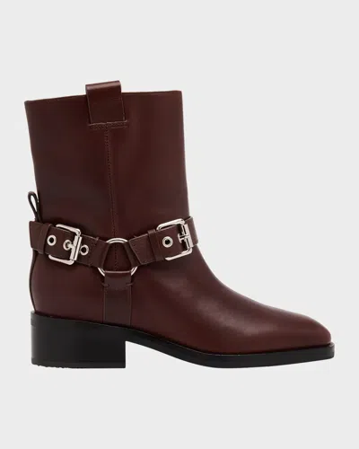 3.1 Phillip Lim Alexa Moto Boots Espresso In Brown