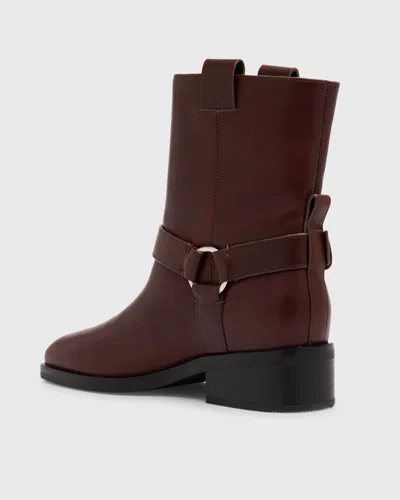 3.1 Phillip Lim Alexa Moto Boots Espresso In Brown