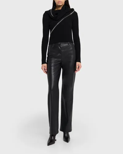 Rick Owens Ankle Boot With Pointed Toe And Sculptural Heel In Black