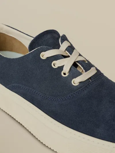 Faherty X Opie Way Deck Sneaker In Blue