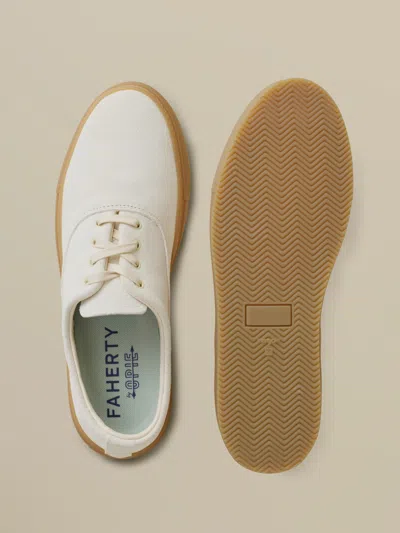 Faherty X Opie Way Deck Sneaker In Multi