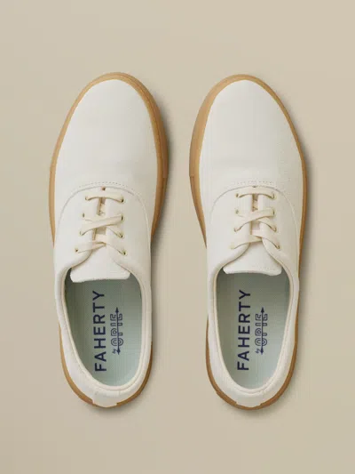 Faherty X Opie Way Deck Sneaker In Multi