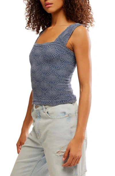 Free People Love Letter Floral Knit Camisole