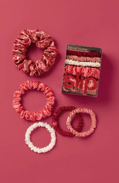Slip Harriet 5-pack Assorted Scrunchies Set In Multi