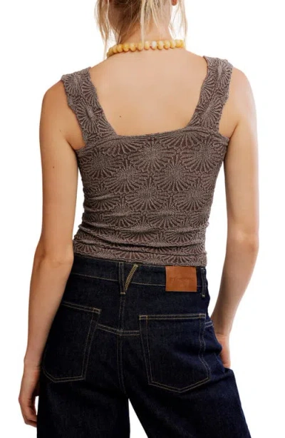 Free People Love Letter Camisole Top In Brown