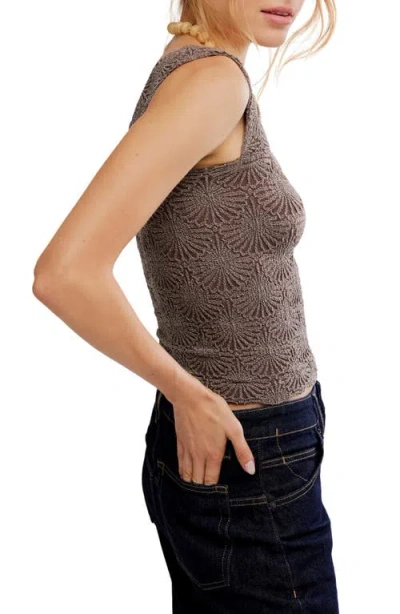 Free People Love Letter Camisole Top In Brown
