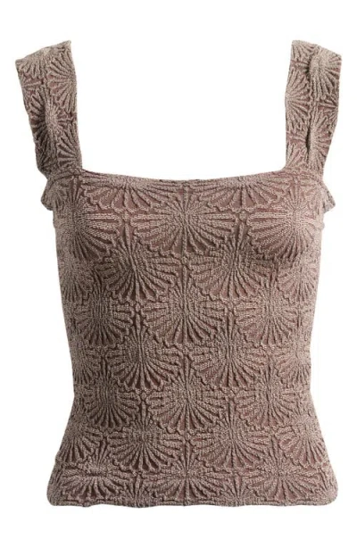 Free People Love Letter Camisole Top In Brown