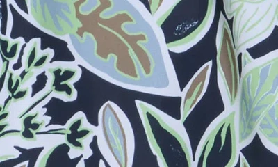 Hugo Boss Boss Calala Floral Print Board Shorts In Blue