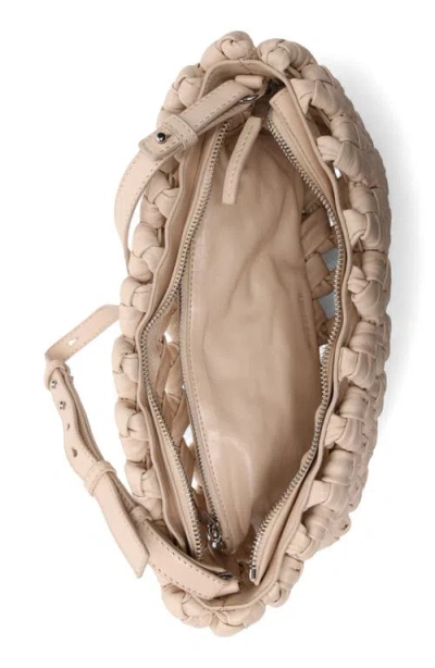 Walter Baker Ash Leather Convertible Clutch In White