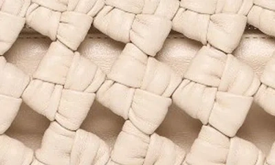 Walter Baker Ash Leather Convertible Clutch In White