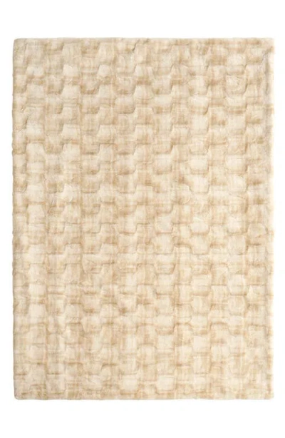 Nine West Print Embossed Oversize Blanket In Neutral
