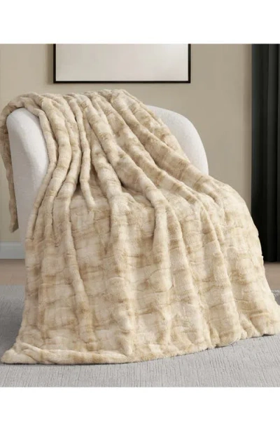 Nine West Print Embossed Oversize Blanket In Neutral