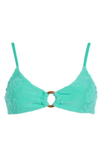 Dippin Daisys Solar Triangle Bikini Top In Green
