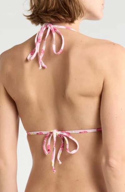 Dippin Daisys Palm Triangle Bikini Top In Multi