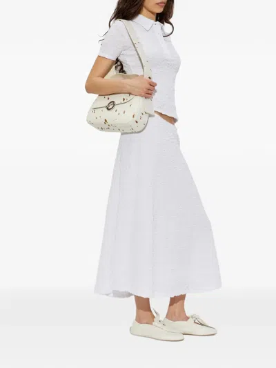 Samsoe & Samsoe Sadaisy Collared Polo Top In White