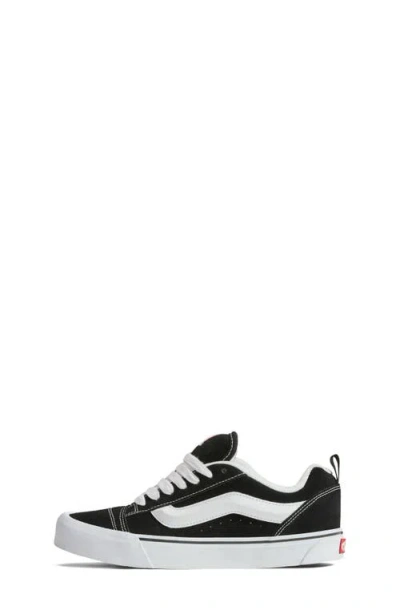 Vans Knu Skool Suede Low Top Sneaker In Black