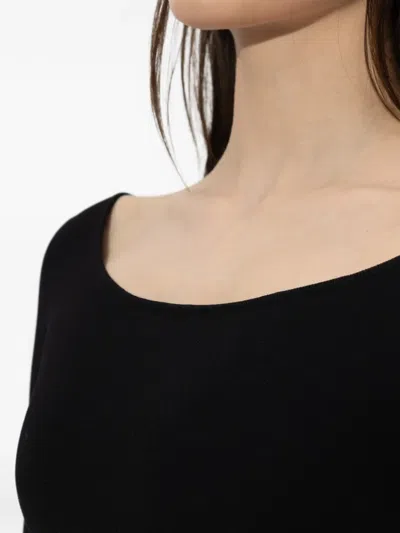 Entire Studios Long-sleeve Bodysuit In Black