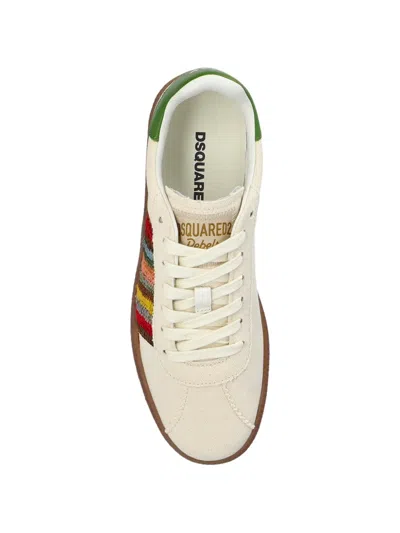 Dsquared2 Striped-panel Sneakers In Multi