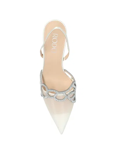 Rodo Embellished Slingback Pumps In Multi