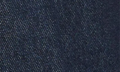 Frame The Structural Pleated Denim Shorts In Blue