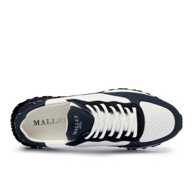 Mallet Popham Perforated Sneakers In Black