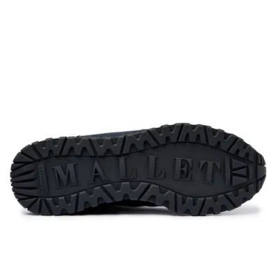 Mallet Popham Perforated Sneakers In Black
