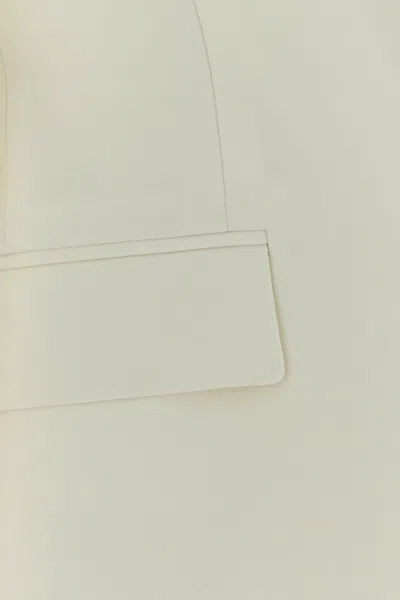 Givenchy Ivory Wool Blend Blazer In Neutral