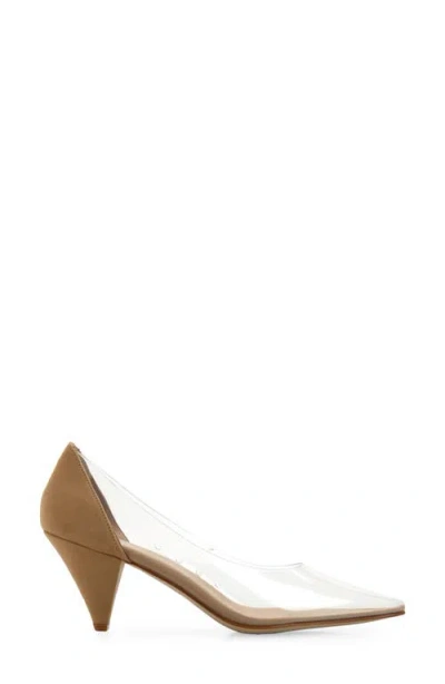 Jeffrey Campbell Graphix Pointed Toe Pump In Neutral