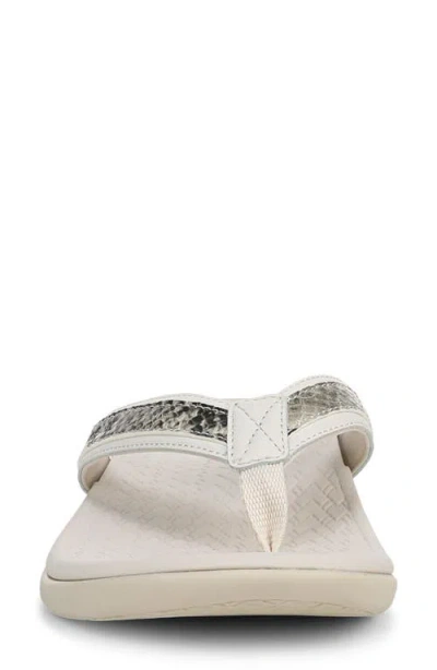 Vionic Tide 2.0 Flip Flop In White