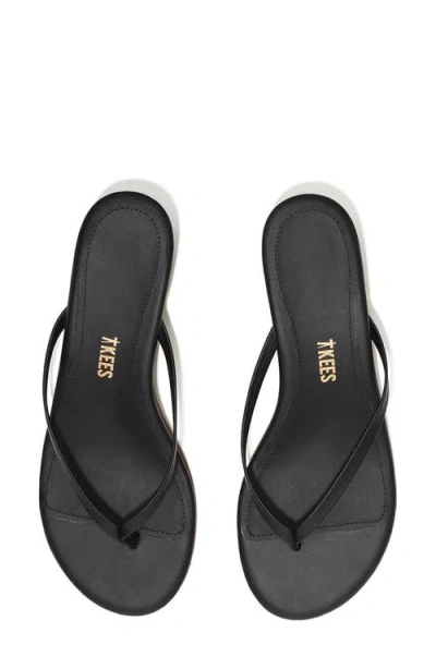 Tkees Julia Kitten Heel Flip Flop In Black
