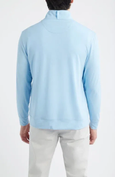 G/fore Luxe Quarter Zip Pullover In Blue