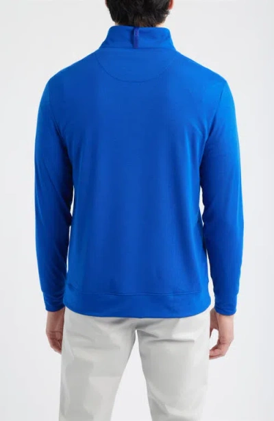 G/fore Luxe Quarter Zip Pullover In Blue