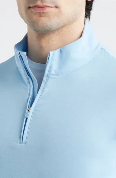 G/fore Luxe Quarter Zip Pullover In Blue