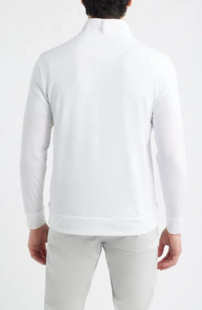 G/fore Luxe Quarter Zip Pullover In White