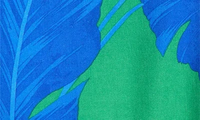 Sugarlips Risette Flutter Sleeve Split Neck Top In Multi